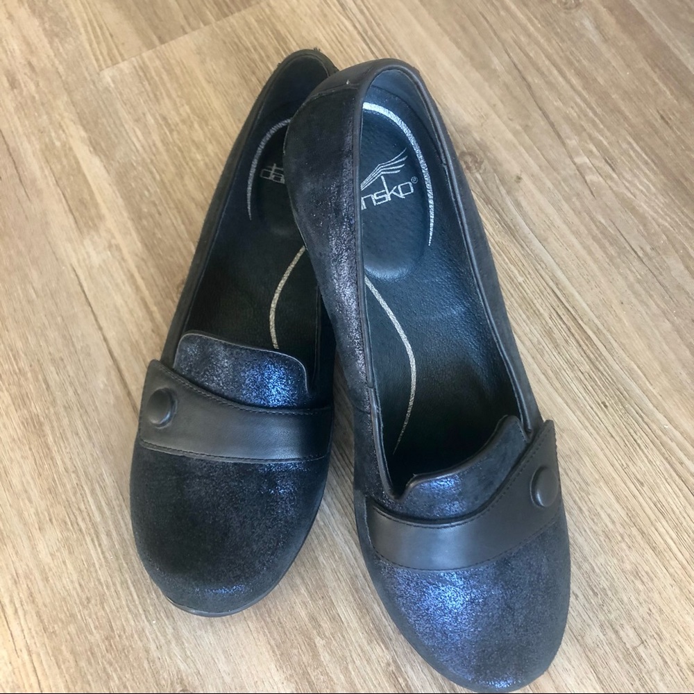 Dansko Flats 37 Blue 5610050202 Excellent